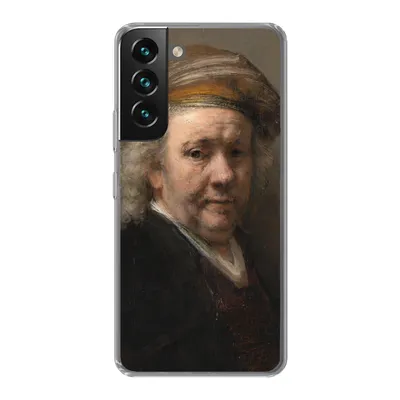 Produktbild von MuchoWow® Handyhülle Schutzhülle Hülle für Samsung Galaxy S22 Selbstbildnis - Gemälde von Rembrandt van Rijn Silikon Softcase Handy Hülle - Mobiltelefonhülle