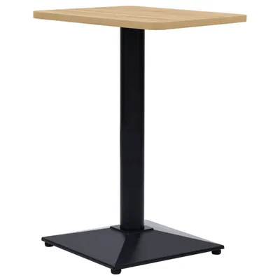 Image de vidaXL Piètement de table de bistrot noir 41x41x72 cm Fonte