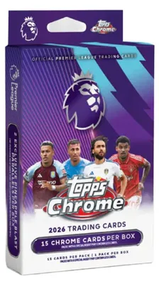Obrázok produktu pre Topps Chrome Premier League 2026 Hanger Box