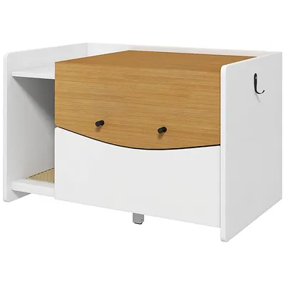 Produktbild von Katzentoilette Schrank – ausziehbar, Streuschale, Aufbewahrung, 78x50x51 cm