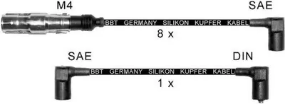 Produktbild von Zündleitungssatz Anschlussausführung DIN Kabel BBT für u.a. MB S-KLASSE