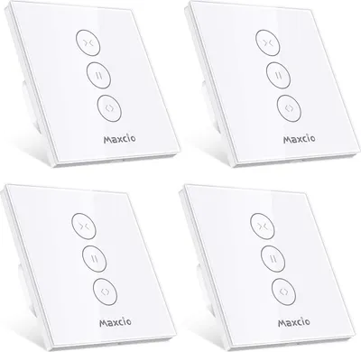 Immagine prodotto di Interruttore per tapparelle Maxcio Wi-Fi touch con timer e telecomando