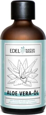 Produktbild von Aloe Vera Öl 100ml Feuchtigkeitsspendend Regenerierend für Gesicht & Körper beruhigt empfindliche Haut, mindert Fältchen