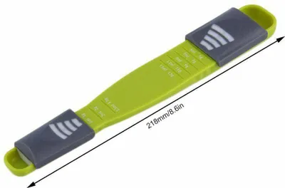 Obrázek produktu pro Nastavitelná odměrka, 0,5 až 13 ml – zelená