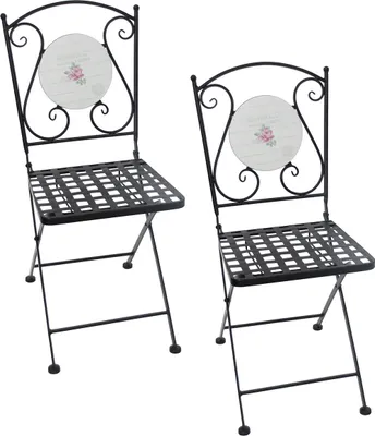 Produktbild von Gartenstühle 2 Stück Celia Bienvenue