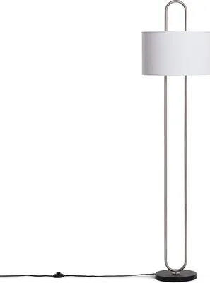 Produktbild von Stehlampe Metall und Stoff Duque Weiß