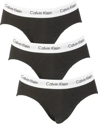 Produktbild von Calvin Klein Herren 3 Pack Briefs, Schwarz L