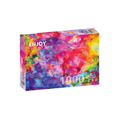 Obrázek produktu pro Puzzle 1000 dílů Enjoy – Barevná abstraktní olejomalba