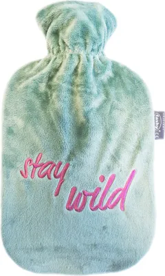 Produktbild von Fashy Wärmflasche mit Flausch-Bezug stay wild