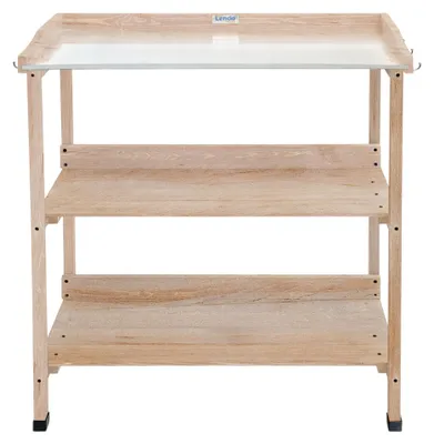 Image de Lendo Online Table de Rempotage 73x37x92 Bois Naturelle