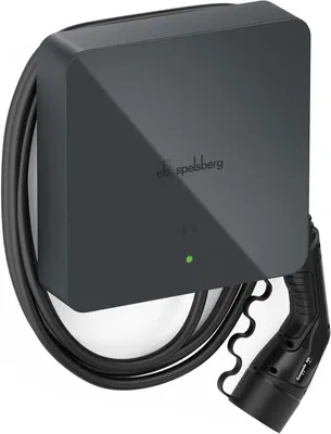 Immagine prodotto di Spelsberg Wallbox Pure 2.0, 11 kW, stazione di ricarica compatta per auto elettriche con connettore di tipo 2 Plug&Charge