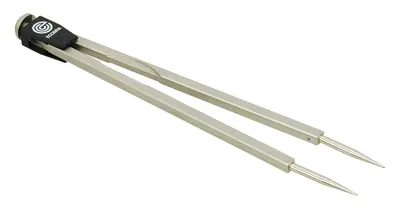 Produktbild von Marinezirkel mit langen Spitzen matt vernickelt