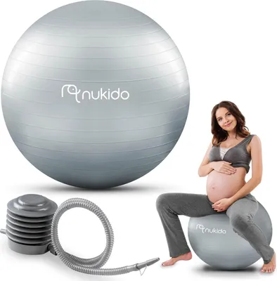 Immagine prodotto di Palla da gravidanza per aerobica 65 cm NS-951 grigia