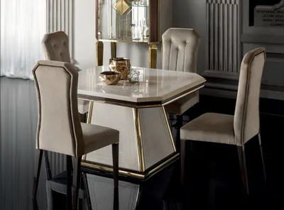 Productafbeelding van Eetkamerstoel, designstoel, set van 4 eetkamerstoelen, massief houten stoelen, meubels