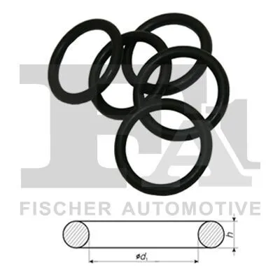 Produktbild von 100xFA1 Dichtring 881.760.100 3 53mm NBR (Nitril-Butadien-Kautschuk) 25mm