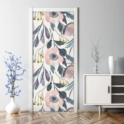 Produktbild von Dekorative Aufkleber Tür Deko selbstklebend Klebefolie Türtato Türposter Vintage Kakteen 70 x 200 cm