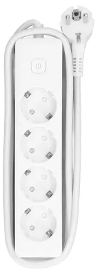 Produktbild von Steckdosenleiste für den Außenbereich, Mehrfachsteckdose, elektrisches Verlängerungskabel, Schutzkontaktstecker, 10 A, 2200 W