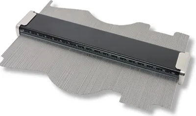 Produktbild von Shinwa 44601 Konturenlehre C, 200mm, hochwertige Kopierlehre aus Edelstahl