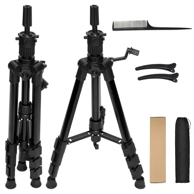 Produktbild von Perückenständer – Verstellbar – 120 cm – Rutschfester Fuß
