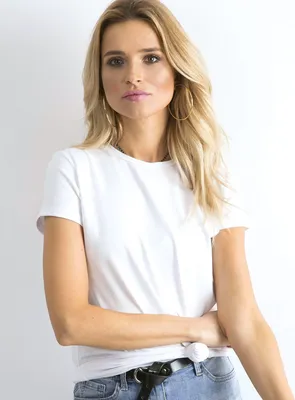 Produktbild von Basic Feel Good Kurzarm-T-Shirt für Frauen al-Habib weiß XL
