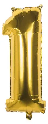 Produktbild von Boland Folienballon Zahl 86 cm, Gold, für Geburtstag und Jubiläum, Luftballon