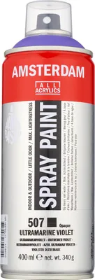 Produktbild von Amsterdam Sprühfarbe Spraydose hochpigmentiert 400 ml Ultramarinviolett 507
