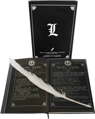 Obrázok produktu pre Zápisník smrti od Lighta Yagamiho pre fanúšikov Death Note | s perom