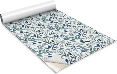 Immagine prodotto di Pellicola autoadesiva per mobili - pellicola decorativa - per mobili da tavolo - tagliabile a misura - ramoscelli e foglie - 100 x 50 cm