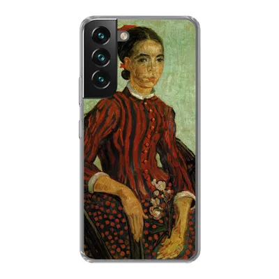 Produktbild von MuchoWow® Handyhülle Schutzhülle Hülle für Samsung Galaxy S22 La Mousmé - Vincent van Gogh Silikon Softcase Handy Hülle - Mobiltelefonhülle