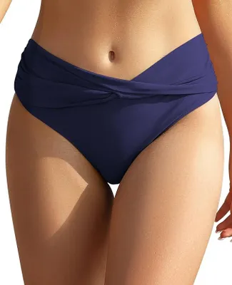 Produktbild von SHEKINI Damen-Badehöschen Bauch Schlankheits-Höschen Marineblau XXL