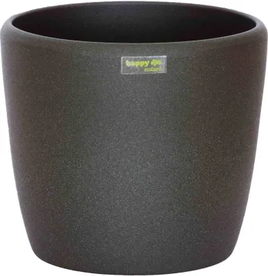 Produktbild von Keramik Hydro Blumentopf Venus 22/19 dunkel grau struktur matt Ø 25,0 cm H 21,0 cm