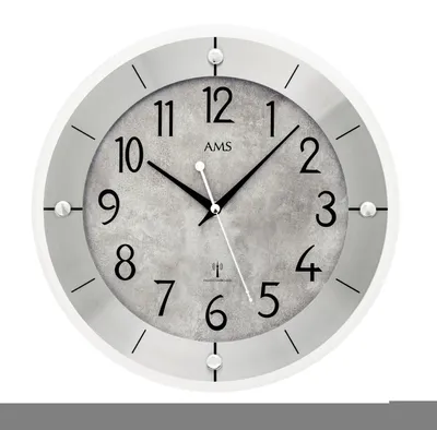 Immagine prodotto di AMS - 5590 - Wanduhr - Quarzo Funk - 31 cm