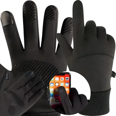 Produktbild von Taktische Handschuhe wasserdicht für Fahrrad, Motorrad, Touchscreen, universell