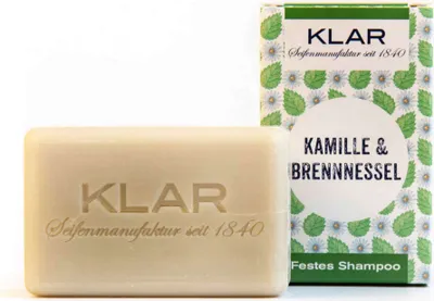 Obrázek produktu pro Tuhý šampon - heřmánek a kopřiva 100g