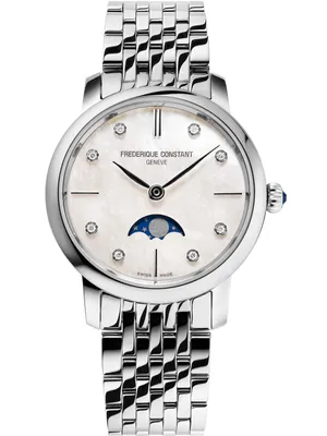 Immagine prodotto di Frederique Constant - FC-206MPWD1S6 - Orologio da polso - Donna - Quarzo - Classics Slim Line Moon