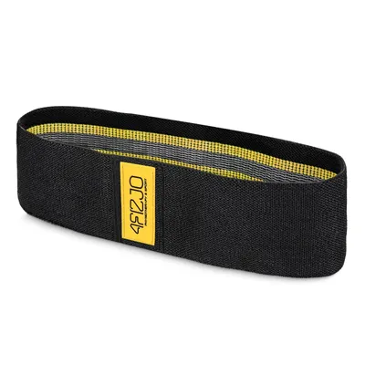 Produktbild von 4FIZJO HIP BAND, Kurzband für Beine, Po und Functional Training 1/3 - schwarz-gelb
