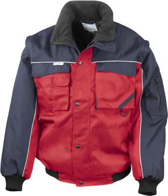 Produktbild von Result WORK-GUARD R71X | Workguard Heavy Duty Jacket / Arbeitsjacke - Farbe: Red/Navy - Größe: XL