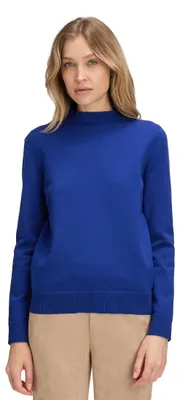 Productafbeelding van Betty Barclay dames basic trui met opstaande kraag, maat 40, kleur: Adria