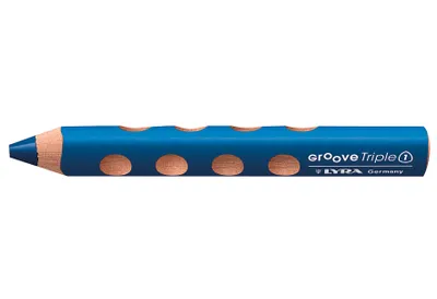 Produktbild von Lyra Groove Triple 1 Farbstifte, 6 Stück preußischblau