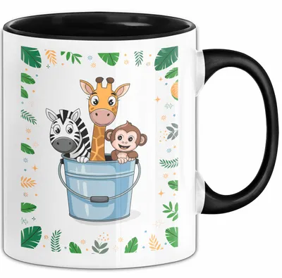 Produktbild von Tierpfleger Tasse Geschenk Lustige Geschenkidee Spruch Für Tier Betreuer (Schwarz)