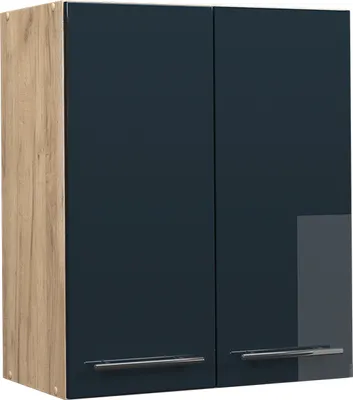 Produktbild von Hängeschrank Vicco Fame-Line Dunkelblau Hochglanz 60 cm, Model 48879