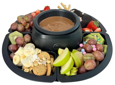 Obrázok produktu pre Silva SF 430 Čokoládové fondue 270 W, 4 špízy, 4 priehradky na servírovanie, čierna 426036