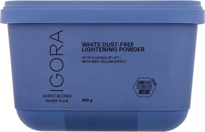 Obrázek produktu pro Schwarzkopf Igora Vario Blond Super Plus 450 g bělicí prášek krabička