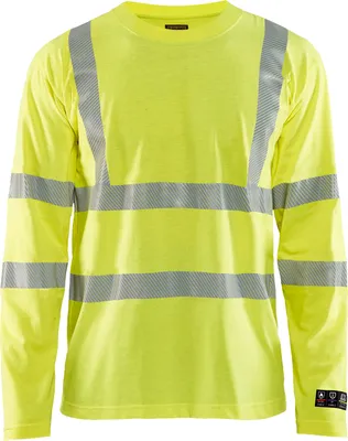 Produktbild von Blakläder® Multinorm Langarm Shirt High Vis Gelb 3481 1761, Farbe:high vis gelb, Größe:L
