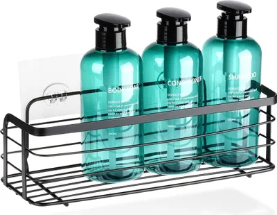 Produktbild von Selbstklebende Badezimmerablage für Duschkosmetikzubehör