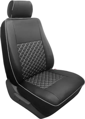Obrázek produktu pro Potahy sedadel pro Ford Transit 2000-2009 koženka černá bílá 1ks