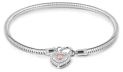 Produktbild von Gnoce Herz-Schloss Armband CYB003-19