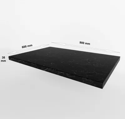 Produktbild von Arbeitsplatte 90 cm 38 mm Marmur ROMA matt Küche Siena, Monza, Arona