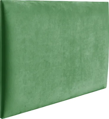 Produktbild von RAVIO Wandpaneel Wandkissen als Kopfteil für Bett 3D Wandverkleidung mit Schaumstoff Wandpolster Wanddeko (70 x 40 cm, Farbe: Saftig Grün - Magic Velvet 2235)