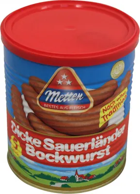 Obrázok produktu pre Metten hrubý Sauerland bockwurst 845g